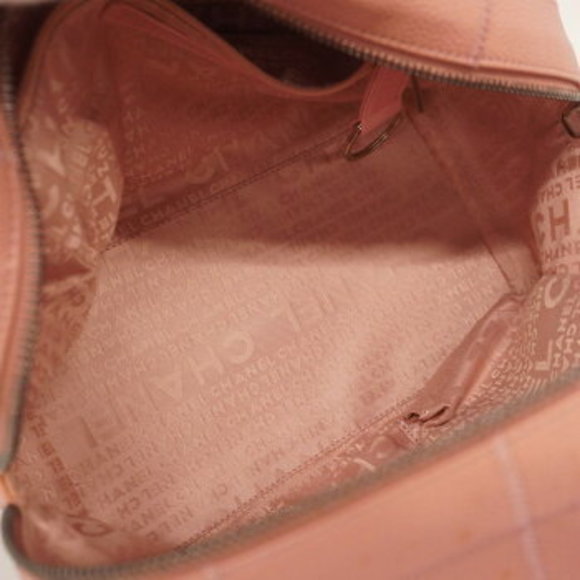 Chanel shoulder bag chocolate bar caviar skin pink - Picture 4 of 6